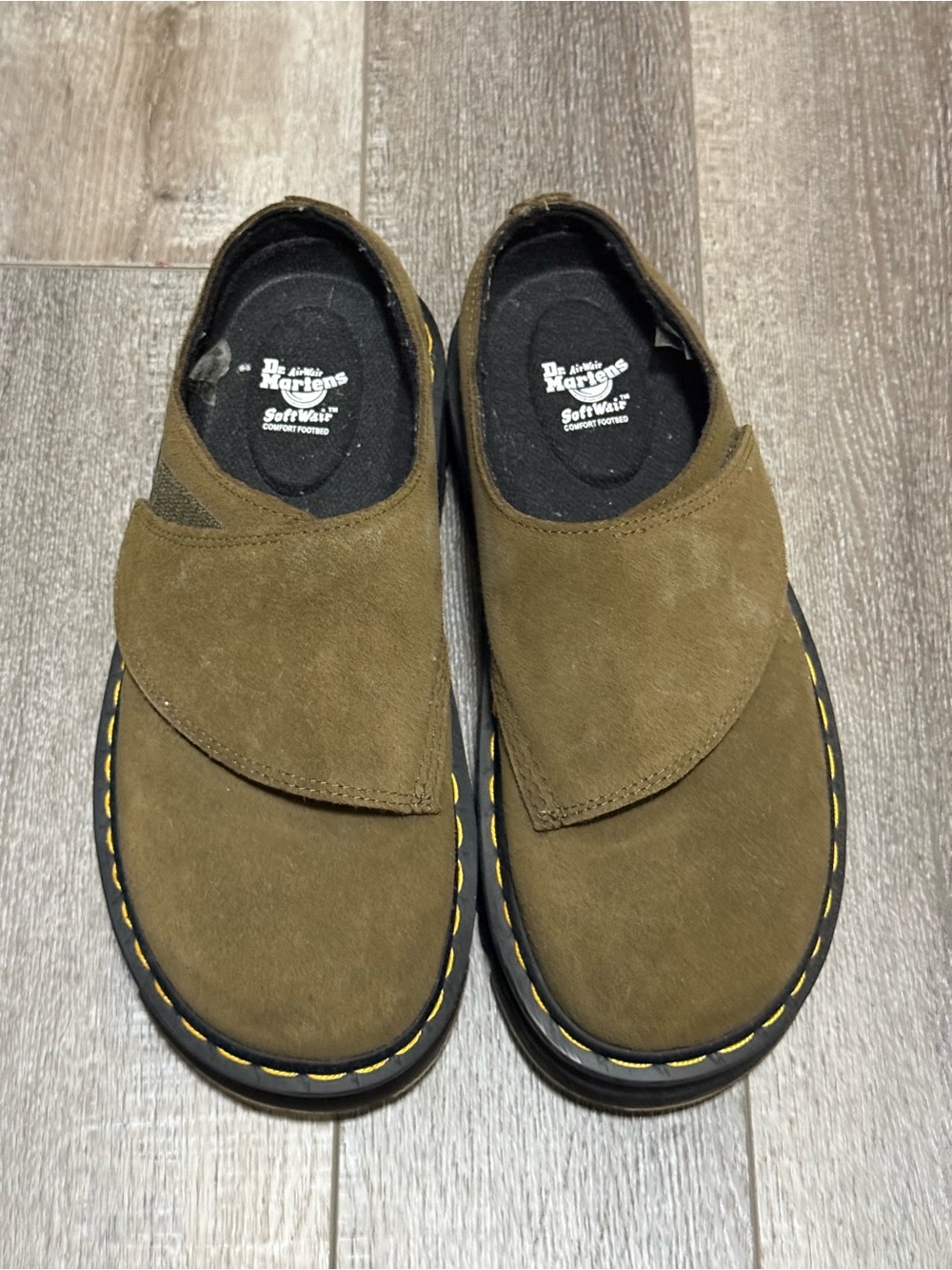 Dr. Martens ZEBZAG suede mules
